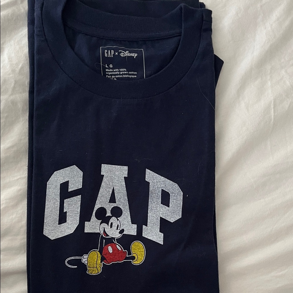 GAP blue Mickey Mouse Tee
